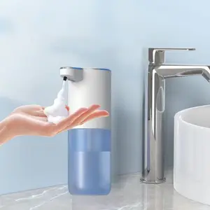 Mesin pintar Sensor rumah dapat diisi ulang Hotel, mesin Dispenser sabun cuci tangan otomatis Gel USB 400ML