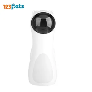 2022 친환경 전기 자동 스마트 대화 형 운동 개 고양이 빨간 포인터 티저 레이저 애완 동물 장난감 흰색 ABS 플라스틱 W1