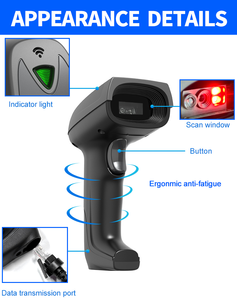 GT-1800E เครื่องสแกนบาร์โค้ดแบบพกพา 2D QR พร้อมขาตั้ง อินเทอร์เฟซ USB เครื่องอ่าน CMOS ความเร็วสูงสำหรับร้านค้าปลีก โลจิสติกส์ และคลังสินค้า - Product Image 5