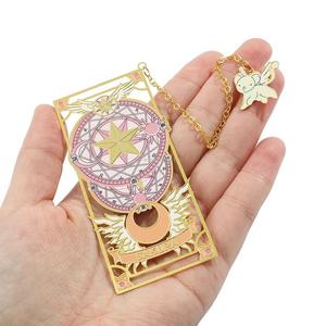 Marcapáginas de Aluminio Personalizable de Alta Calidad con Diseño de Anime, Marcapáginas con Colgante de Metal y Flecos de <span class=keywords><strong>Sakura</strong></span> <span class=keywords><strong>Cardcaptor</strong></span> - Product Image 4