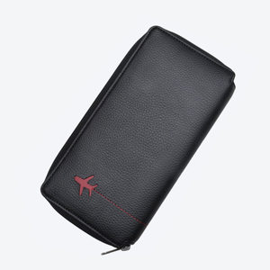 Personalizzazione del marchio RFID intorno al <span class=keywords><strong>portafoglio</strong></span> funzionale da <span class=keywords><strong>uomo</strong></span> da viaggio in vera pelle - Product Image 2