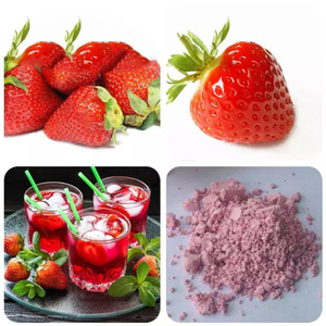 Natuurlijk gevriesdroogd aardbeienextractpoeder, voedingskwaliteit, vacuüm verpakt in fles of trommel. - Product Image 4