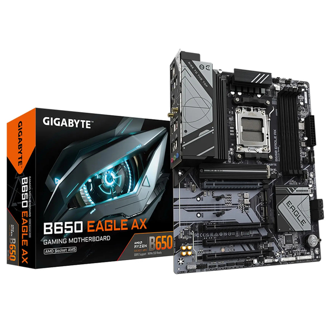 GIGABYTE B650 Eagle AX Motherboard for Desktop AMD Ryzen 9000 Series Support 14th/13th/12th Intel Core CPU DDR5DIMM