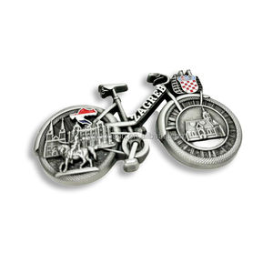 Bonjour Tourisme Français Cadeaux Basilique Arc <span class=keywords><strong>de</strong></span> Triomphe <span class=keywords><strong>Chat</strong></span> Cadeaux Vélo Forme France Métal Souvenirs <span class=keywords><strong>Paris</strong></span> Réfrigérateur Aimant - Product Image 2