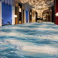 Tapis en nylon imprimé sur mesure pour hôtel, fabriqué en Chine, design personnalisé, antidérapant, imprimé numériquement en 3D, tapis mural pour salle de banquet et couloir