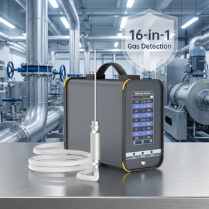 เครื่องตรวจจับก๊าซแบบพกพา IP65 ทนทาน ตรวจจับได้ 16 ชนิด สำหรับความปลอดภัยของน้ำมันและก๊าซ พร้อมกราฟแสดงผลแบบเรียลไทม์ - Product Image 5