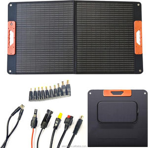 100W <b>Foldable</b> <b>Solar</b> Charger 23.5% High Efficiency IP67 Waterproof Portable <b>Panel</b> DC Connectors Power Station Monocrystalline - Product Image 1
