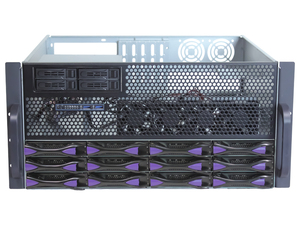 Chasis de Servidor 5U de 30 cm de Profundidad, Compatible con 12 Discos Duros, Fuentes de Alimentación Redundantes y Tarjetas Gráficas Múltiples - Product Image 4