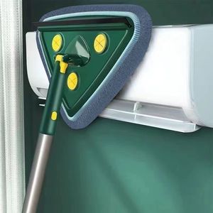 Mopa Triangular con Cabezal de Microfibra y Palo de Aluminio para Limpieza del Hogar, Techos y Pisos - Product Image 2
