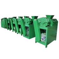 Presse à double rouleau de 1 à 2 t/h Machine de granulation d'engrais composé Petit ensemble de litière pour chat Machine de formation de litière pour chat