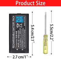 Batterie de remplacement rechargeable pour NDSi, 3.7V 2000mAh, batterie lithium-ion pour Nintendo Dsis NDSis