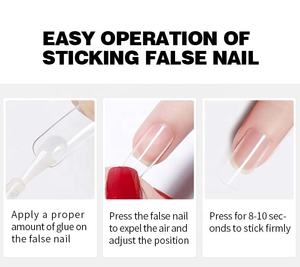 6 en 1 20ml Pegamento para uñas postizas Esmalte en gel Gel multifunción Extensión de capa superior Pegamento en gel para uñas - Product Image 6