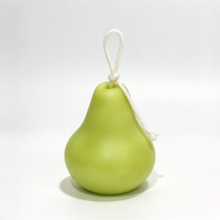 Bougies parfumées personnalisées en forme de fruits, bougies mignonnes en forme de poire et de pomme, décoration de Noël pour la maison, cadeau unique