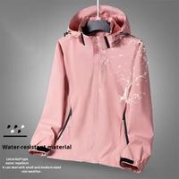 Veste à capuche détachable OEM transfrontalière unisexe coupe-vent imperméable avec fermeture éclair en laine/soie pour la randonnée, l'alpinisme et les activités de plein air tendance