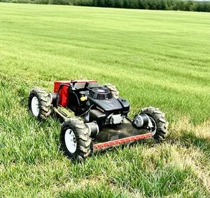 Robot Falciatrice Semovente Automatica JINGYU 180 per Giardino, Prato, Frutteto e Terreni Difficili - <span class=keywords><strong>Telecomandata</strong></span> per Tutti i Terreni - Product Image 1