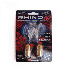 แคปซูลพลังงานขั้นสูง Rhino 69 สำหรับผู้ชาย เพื่อสมรรถภาพและความแข็งแกร่งที่ยาวนาน รองรับ OEM ODM - Product Image 6