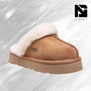 Ugg Disquette Slipper Wmns 'châtaigne' Ugg Pantoufles moelleuses de luxe de haute qualité pour femmes Nouveaux styles - Product Image 2