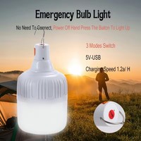 Ampoule LED rechargeable pratique et à charge rapide pour l'extérieur, idéale pour les barbecues