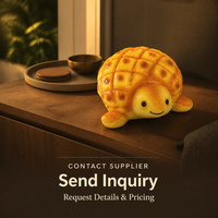 Jouet anti-stress souple en forme de tortue gaufre, jouet de décompression à presser doucement, jouet à main en forme d'animal mignon à remontée lente, cadeau