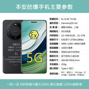 Huawei Mate 60 Pro, Teléfono Resistente a Explosiones 5G para Minas de Carbón, Campos Petroleros, Plantas Químicas, NFC, IP68, Pantalla de 6.8 Pulgadas - Product Image 2