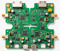 Carte de circuit imprimé (PCBA) de contrôle de robot mobile, PCB multicouche FR4 HDI, contrôle précis de l'impédance, service SMT DIP, RoHS FCC pour robot AGV