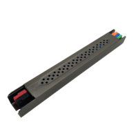Alimentation à découpage YX-100-24, sortie 24V, efficacité 85%, protection pour lampes linéaires et drivers LED d'intérieur.