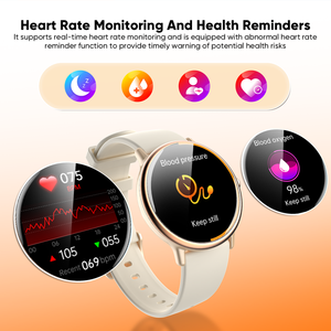 Montre connectée VIDVIE pour hommes et femmes, écran AMOLED numérique, suivi sportif et de forme physique, surveillance de la pression artérielle, étanche, boussole - Product Image 5