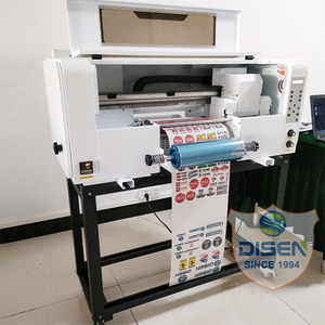 bibo Multicolor UV Flatbed Roll to Roll DTF <b>Printer</b> with Laminator Eco Solvent Ink 30cm Max Width Film <b>Sticker</b> <b>Printer</b> Machine - Product Image 2