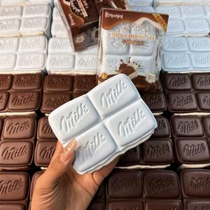 Hachimi Super Soft Milk Chocolate Toast Squishy <b>Toy</b> PU Material Slow Rebound Bread Squeeze <b>Toy</b> - Product Image 4