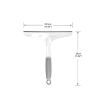 Nettoyeur de vitres à vision claire, grattoir souple avec poignée en plastique PP, durable, multi-usages, raclette pour sol et verre