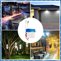 CNRIYA 10A AC 220V Saklar Lampu Jalan Otomatis Nyala/Mati dengan Sensor Kontrol Foto IP54/IP44 Tunda 5S/10S