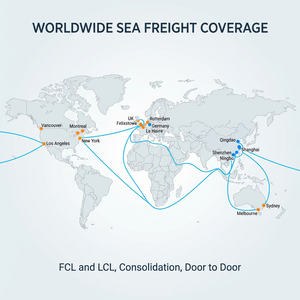 Sea <strong>Freight</strong> Shipping Agent Forwarder LCL Express From China <strong>to</strong> Canada Door <strong>to</strong> Door Shipping Logitsics <strong>Services</strong> Transport <strong>Cargo</strong> - Product Image 4