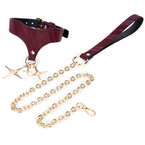 <span class=keywords><strong>Collar</strong></span> de diseño de fantasía Restricción Fetish Slave Neck <span class=keywords><strong>Collar</strong></span> con cadena Arnés desmontable para pareja Juegos eróticos Sm Bondage Play - Product Image 4
