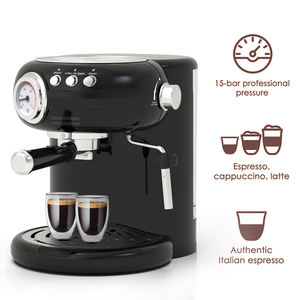Petit électroménager de cuisine <span class=keywords><strong>Cafetière</strong></span> électrique multifonctionnelle 15 bar Machine à café espresso <span class=keywords><strong>vintage</strong></span> - Product Image 2