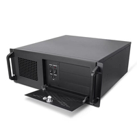 Aluminium industriel Rackmount Atx Cases 19 pouces 4U Rackmount Server Case Server Rack Case avec Nine 3 5 pouces HDD