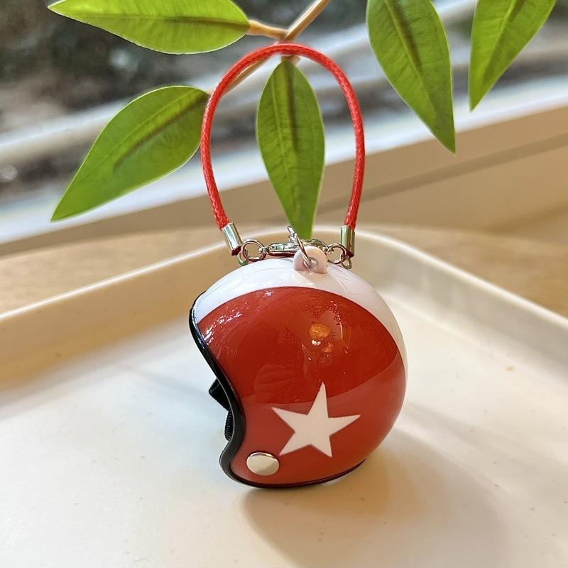 Sac bandoulière casque rouge