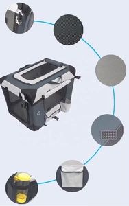 Collapsible Oxford <strong>Soft</strong> <strong>Dog</strong> <strong>Crate</strong> Zipper Portable Travel <strong>Crate</strong> for Large <strong>Dogs</strong> Foldable Indoor/Outdoor Car Travel Customized - Product Image 2