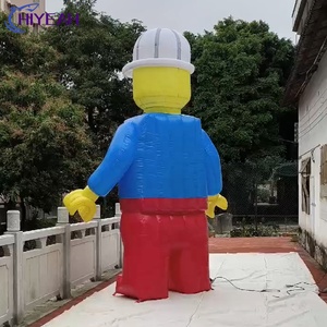 Mascotte gonflable de personnage Lego de haute qualité, Homme bloc gonflable géant personnalisé pour événements promotionnels et ouvertures de magasins - Product Image 2