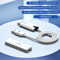 50M Draadloze Hdmi-Compatibele Zender En Ontvanger 5.8G 1080P Type-C Poort Draadloze Videoadapter Voor Ipad/Tv/Projector/Laptop