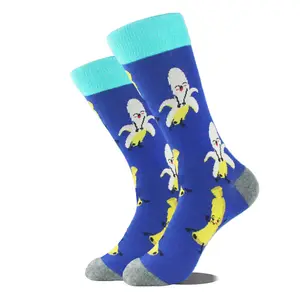 Polyester Crew Silicone Grip Sport Socks Custom Logo Mid-Tube Men's Socks Factory Wholesale Women's Fashion Socks