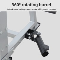 Équipement de fitness multifonctionnel unisexe moderne pour la maison : banc de musculation en métal, support pour barre, rack à haltères, blocs de poids, lit de musculation