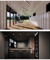 Maisonnette abordable préfabriquée, maison préfabriquée de luxe pour les invités