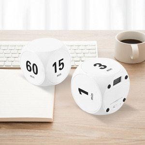 구글 스마트 생산성 카운트 다운 타이머 큐브 키즈 Pomodoro 공부 책상 타이머 플립 디지털 주방 타이머 - Product Image 3