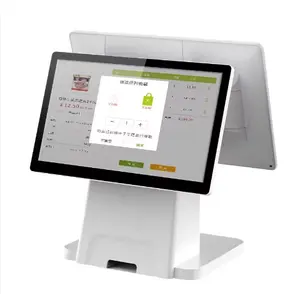 15.6 Inch Dual Screen Android POS Terminal For Supermarket And Mini Store Cash Register System