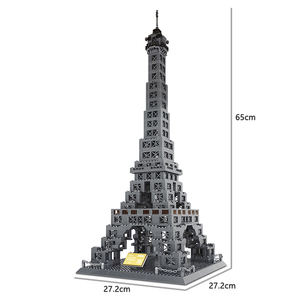 Wange 5217 <span class=keywords><strong>Tour</strong></span> <span class=keywords><strong>Eiffel</strong></span> – Modèle de construction attrayant pour enfants – Blocs éducatifs unisexes à assembler – Ensemble de blocs de construction en plastique - Product Image 5