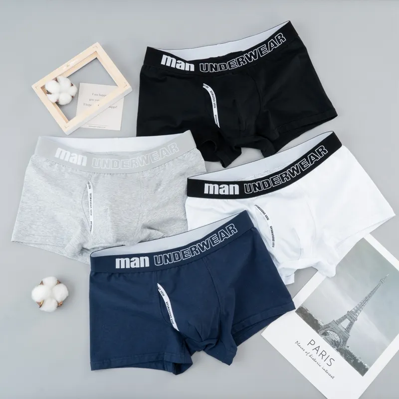 Hoge Kwaliteit Custom Naadloze Mannelijke Shorts Heren Boxer & Slips Underpants Ademend Ondergoed