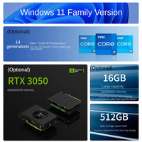 Ordinateur de bureau de jeu Lenovo GeekPro très vendu, processeur Intel Core i5-14400F de 14e génération, 16 Go de RAM, SSD de 512 Go, GeForce RTX3050-6G