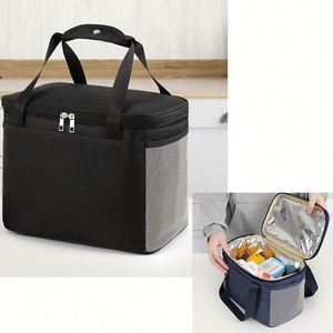Sac isotherme réutilisable et résistant à l'usure pour boîte à lunch, camping, rangement, transport de réchaud portable, cuisine, voyage et promotion alimentaire - Product Image 1