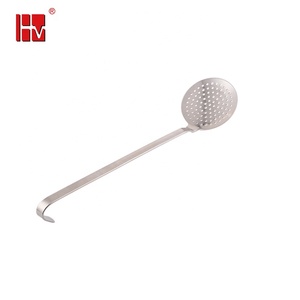 Ustensiles de cuisine en acier inoxydable, grande cuillère écumoire à fentes - Product Image 2