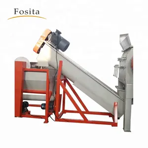 PET Bottles Recycling Machinery Cotton Recycle PET Flakes to Yarn Polyester Staple Fiber Making Machine